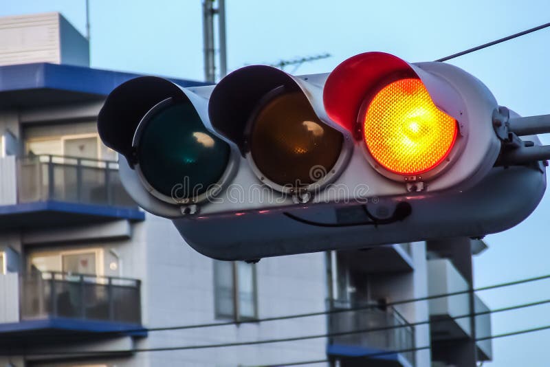 Traffic Light in Kyoto, Japan Stock Image Image of japan, showing