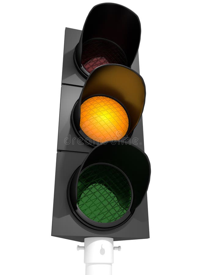 Traffic light orange stock photo. Image of movement, rush 5466