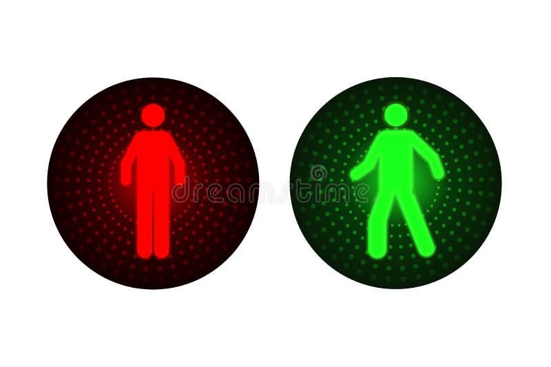 Rules Pedestrians Meaning Traffic Light Signals Stock Vector (Royalty Free)  1709787724