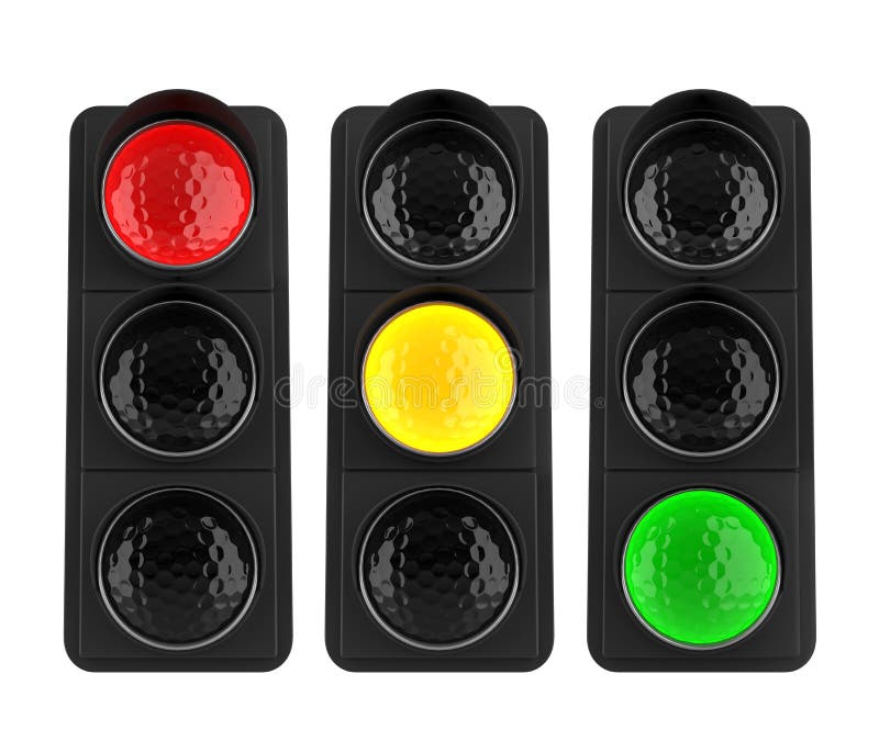 Traffic Lights Isolated