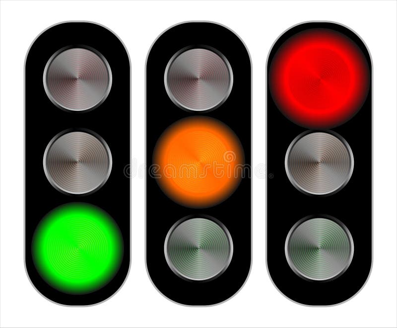 Traffic Light Icon Isolated On White Background Stock Illustration Illustration Of Icon Street