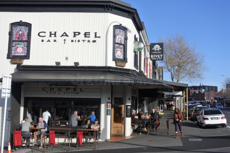Traffic on Ponsonby road in Auckland New Zealand stock image Traffic on Ponsonby road in Auckland New Zealand stock image