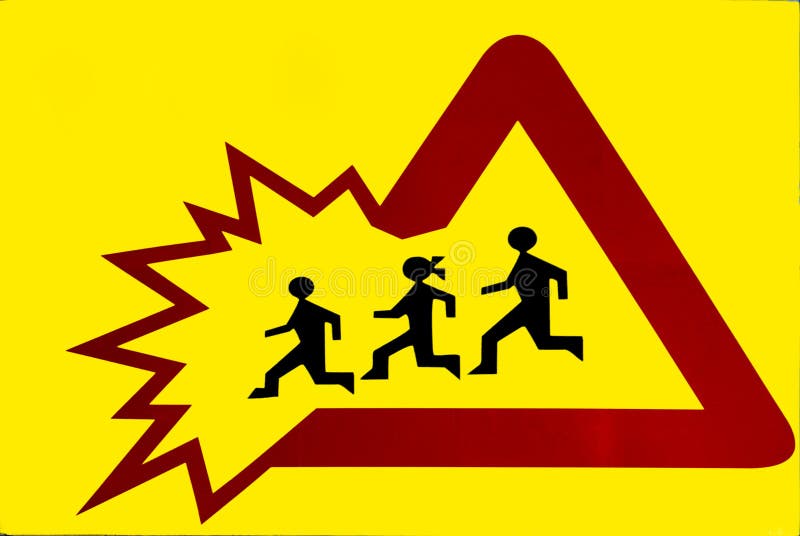 Traffic sign - children royalty free stock images