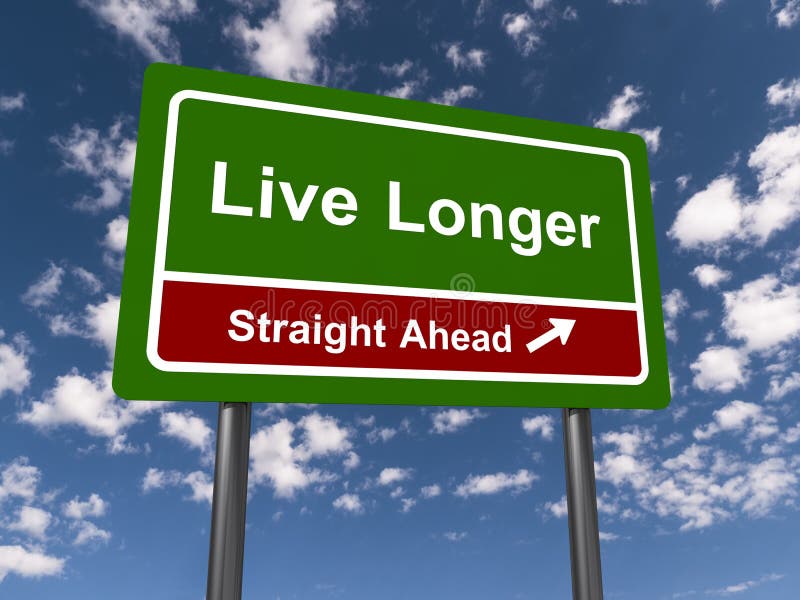 Live longer straight ahead