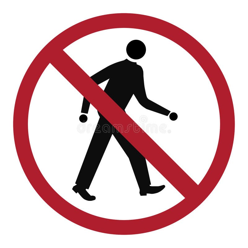 Traffic Signs,Regulatory signs,No pedestrians stock illustration