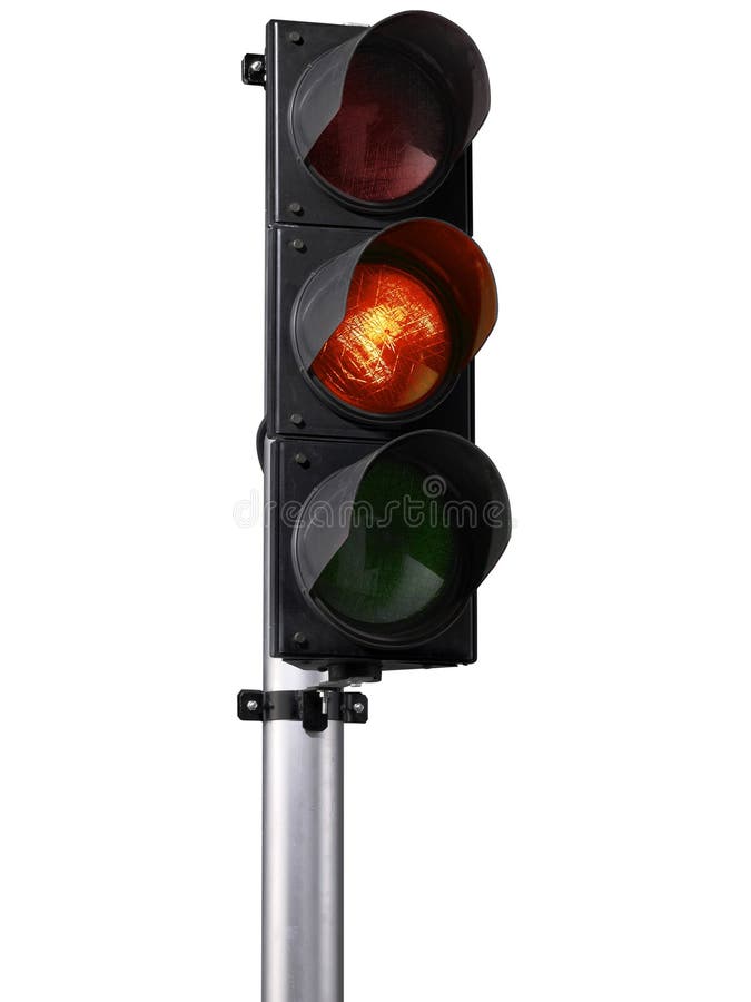 Traffic Signs: Traffic Signal with Various Lights isolated on white background royalty free stock photos Traffic Signs: Traffic Signal with Various Lights isolated on white background royalty free stock photos