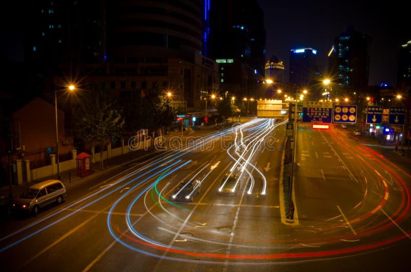 Traffic stream stock photo. Image of beautiful, green 38306140