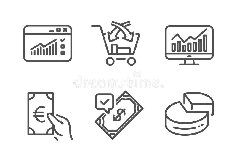 Traffico di web, vendita trasversale ed insieme accettato delle icone di pagamento Segni di finanza, di statistiche e del diagram illustrazione di stock Traffico di web, vendita trasversale ed insieme accettato delle icone di pagamento Segni di finanza, di statistiche e del diagram illustrazione di stock