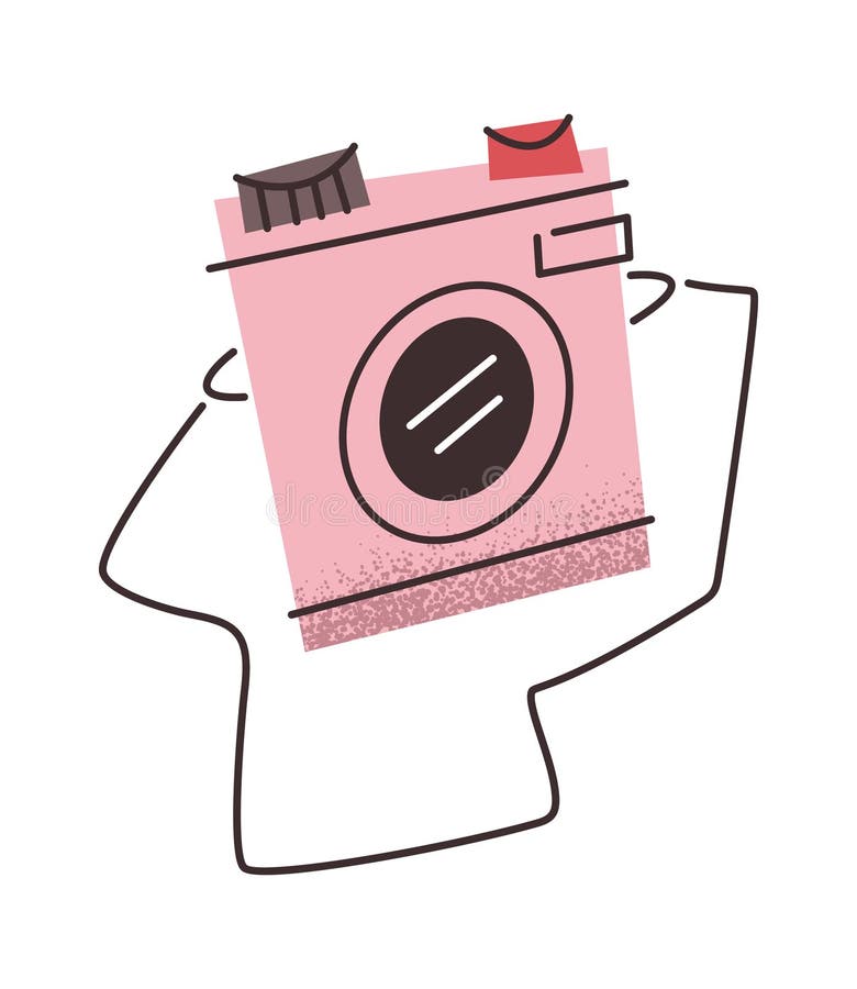 Tragbarer Musikplayer, Mädchen-Ästhetik stock abbildung