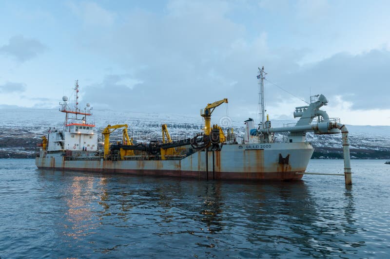 Trailing suction hopper dredger Galilei 2000 royalty free stock photos Trailing suction hopper dredger Galilei 2000 royalty free stock photos