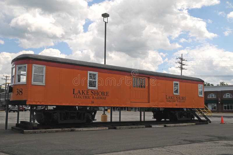 Train Car from Lakeshore Electric Railway Editorial Photography Image of trucks, railroad