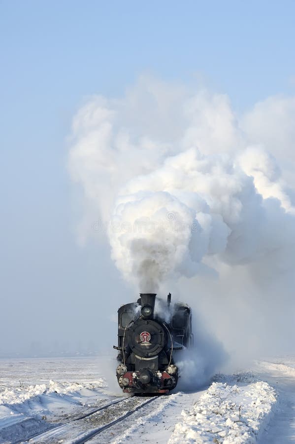 Winter is one of the oldest running steam train in China. Winter is one of the oldest running steam train in China