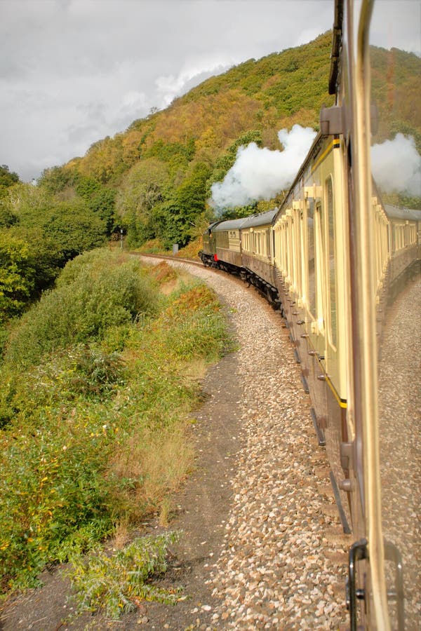 Train Devon Angleterre de vapeur d'héritage