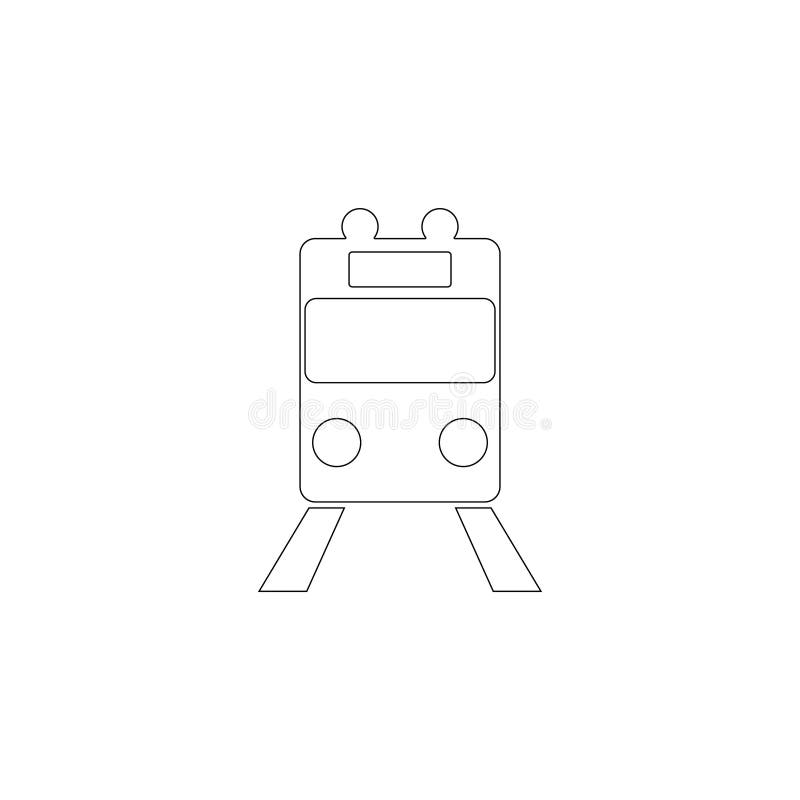 Train. flat vector icon royalty free illustration