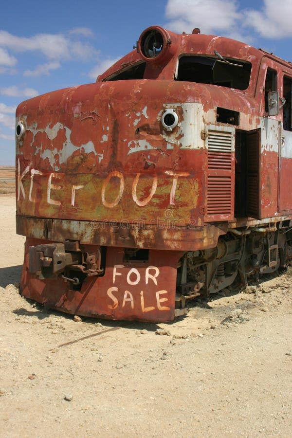 Train lost in the desert