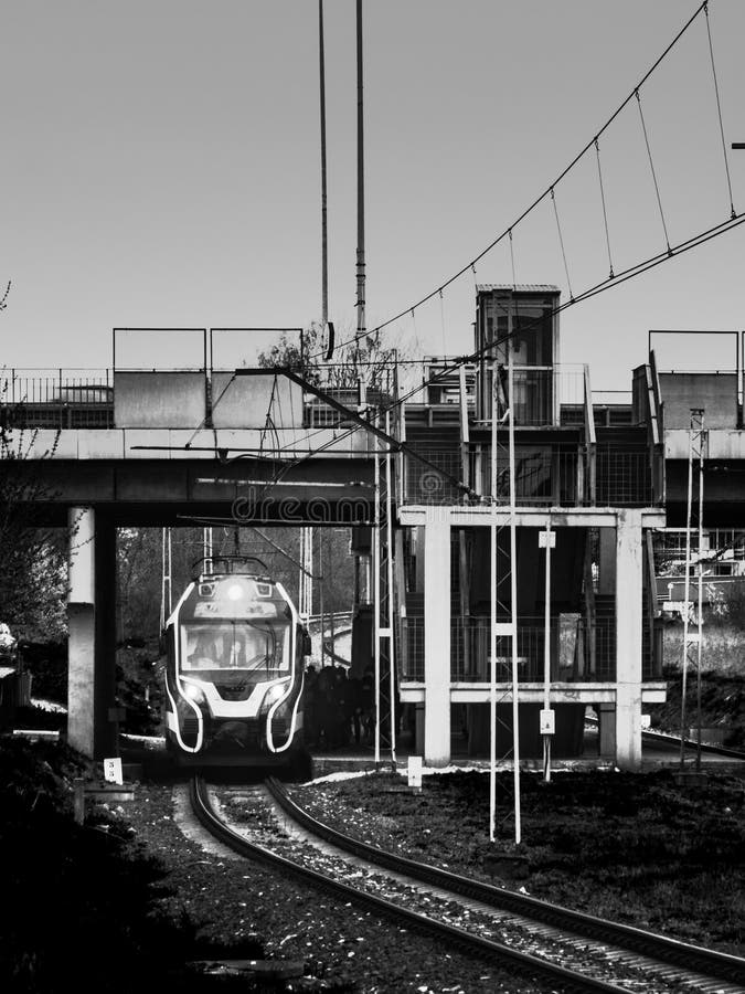 Train and railway traction stock photo. Image of subway 147623472