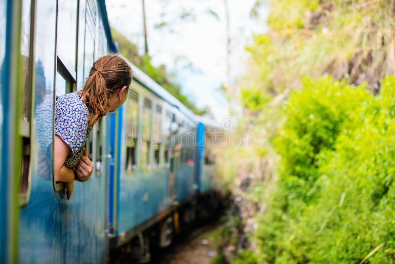 Train in Sri Lanka stock photo. Image of view, traveling - 178597130