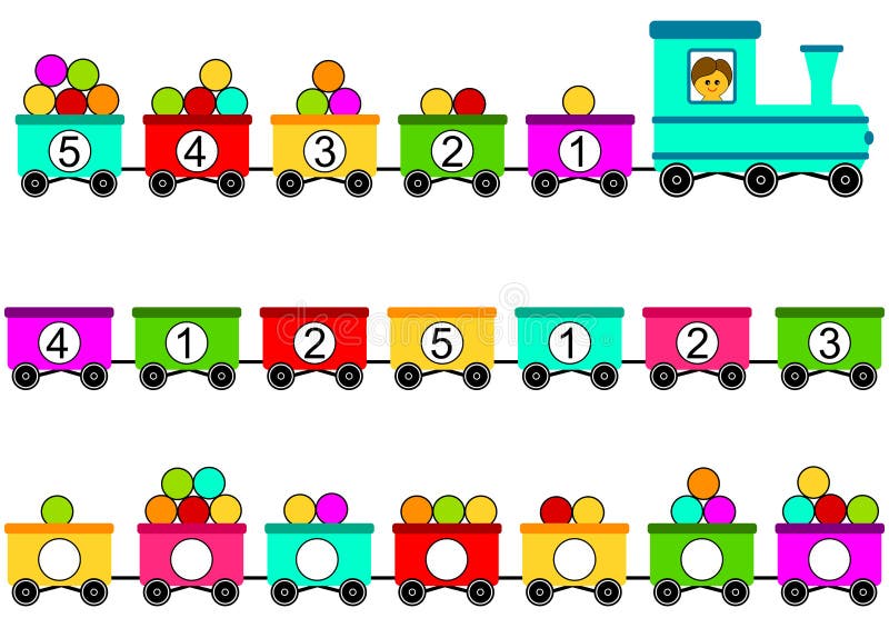 for numbers worksheet preschool counting Counting Stock Illustration Math Toy Image Game Train for numbers worksheet preschool counting Counting Stock Illustration Math Toy Image Game Train