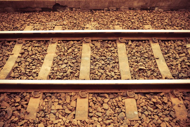 Train tracks stock photo. Image of country, trains, grass 78710512