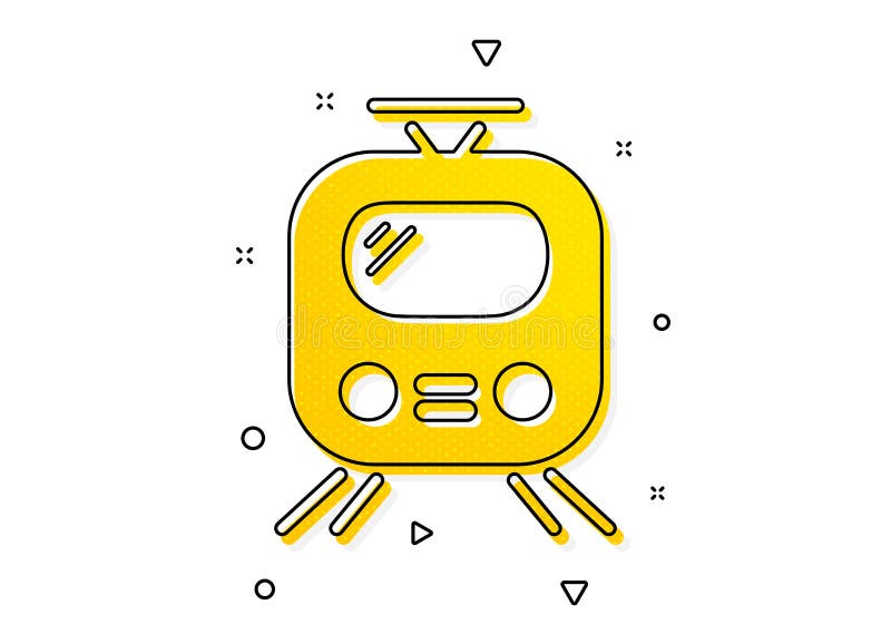 Train transport icon. Public transportation sign. Vector vector illustration