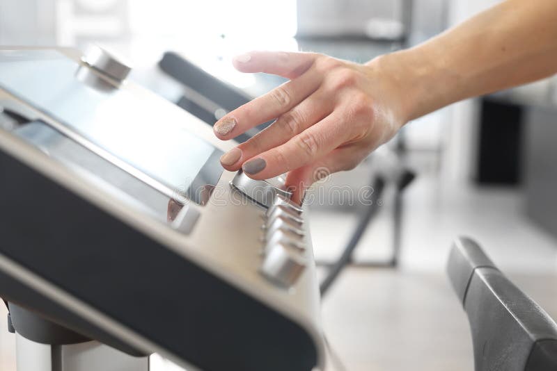 Electrostimulation Device In The Medical Field Stock Photo Image of