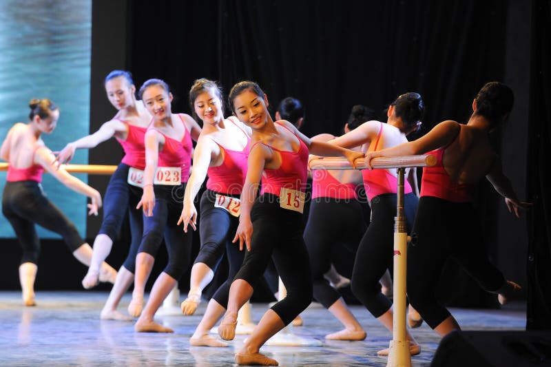 Training for the BarreBasic Dance Training Course Editorial Photo