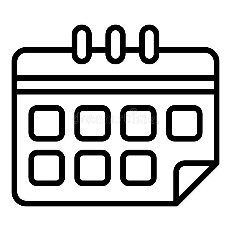 Training Schedule Vector Icon Stock Vector - Illustration of ...