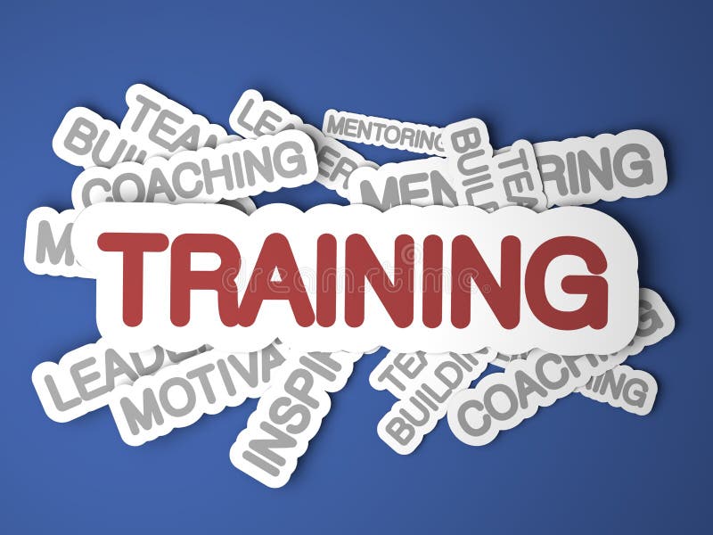 Employee training concept stock illustration. Illustration