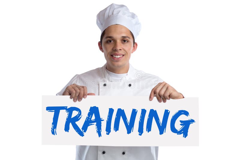 Cook Apprentice Trainee Trainees Cooks Standing Full Body Cooking with