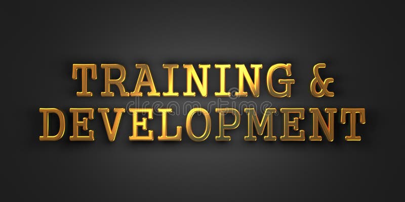 Training and Development. Business Concept.