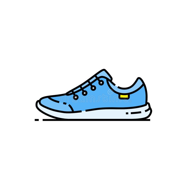 Shoes line vector icons stock vector. Illustration of design - 73022046