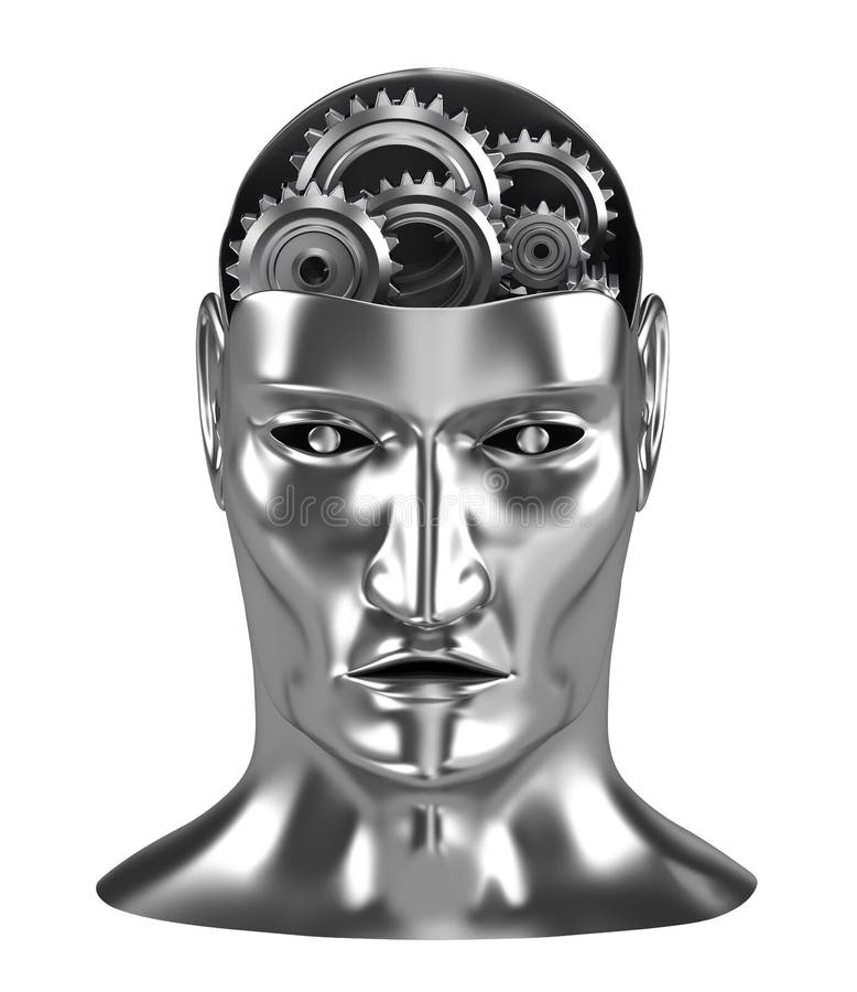 Trains de processus pensants de cerveau illustration libre de droits Trains de processus pensants de cerveau illustration libre de droits