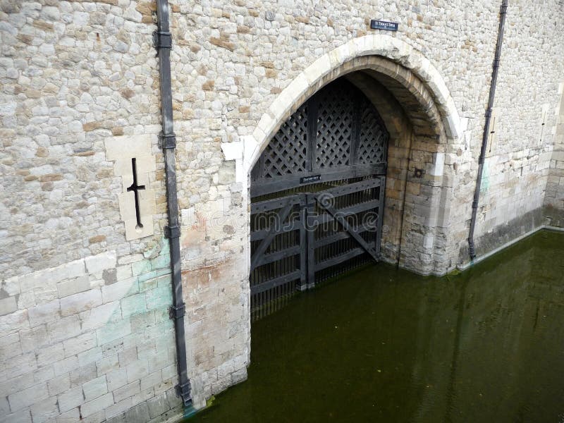 Traitors Gate Tower Of London 5 royalty free stock photography