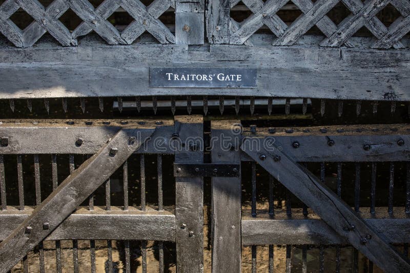 Traitors Gate at the Tower of London, UK royalty free stock photos