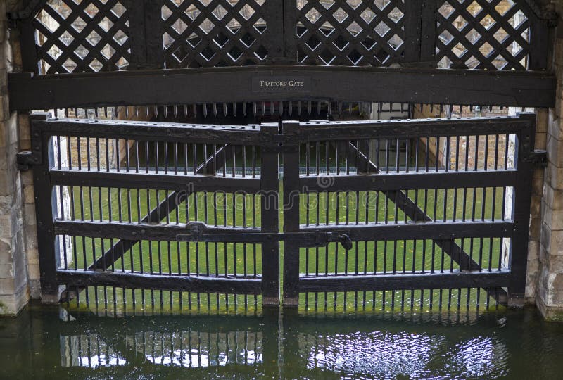 Traitors Gate at the Tower of London royalty free stock photos