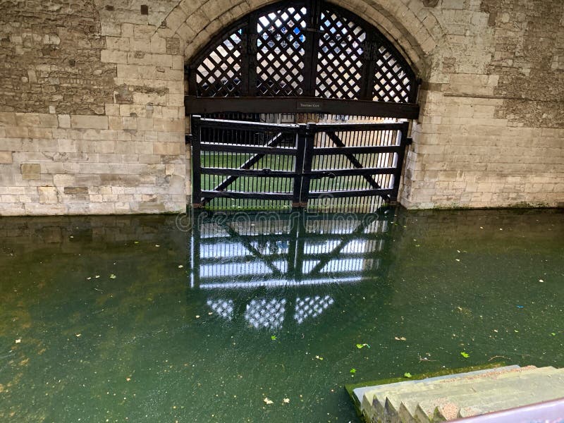 Traitors gate in the Tower of London royalty free stock images