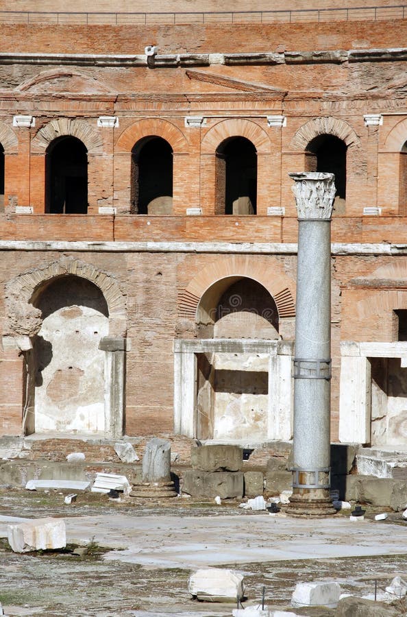Trajan's Forum royalty free stock photo