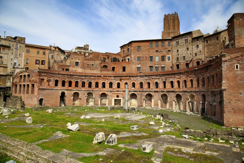 Trajan s Market (Mercati Traianei) in Rome, Italy