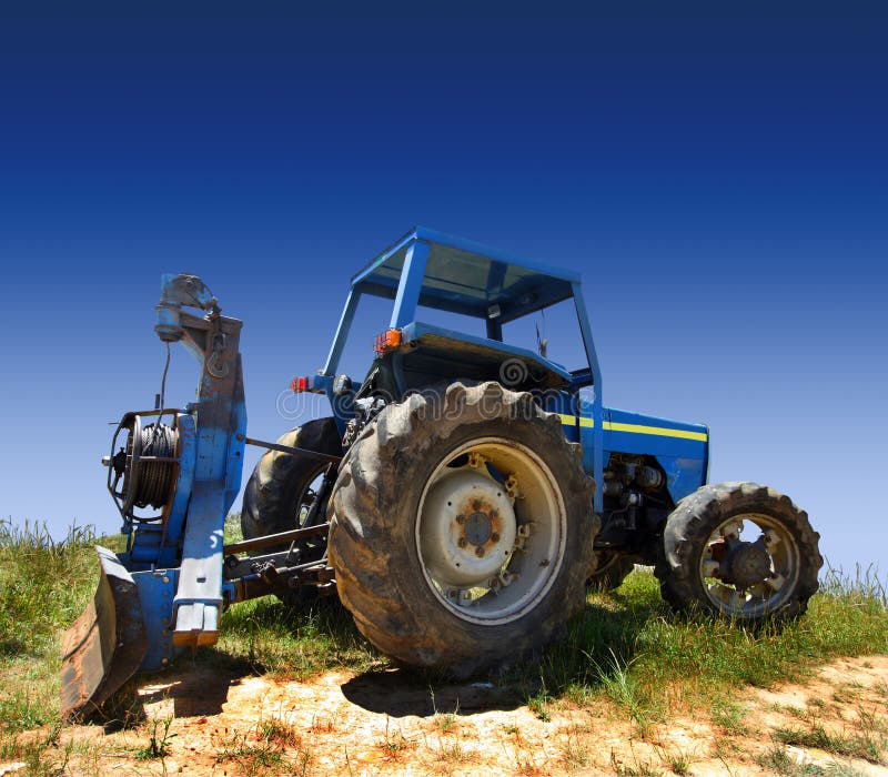 Traktor stockfoto