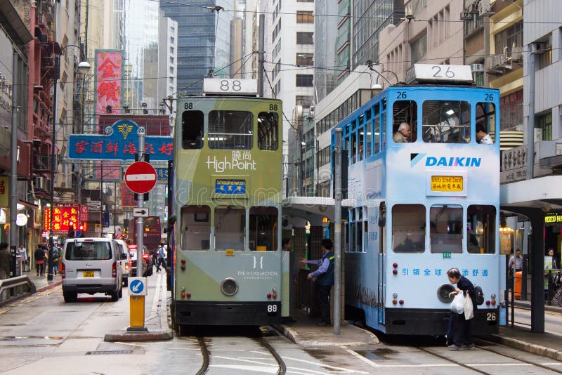 Tram in Hong Kong Island