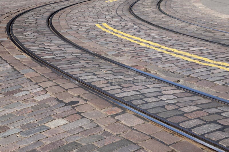 Tram Tracks in Helsinki