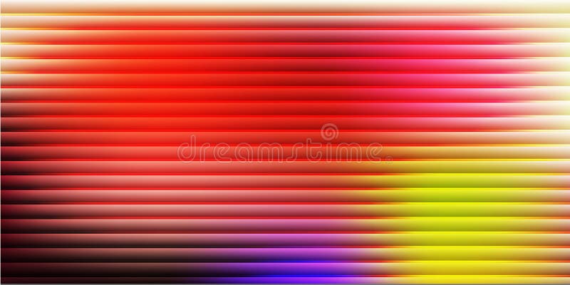 Trama con sfumature vivide con linee verticali flaccide luminose. Design neonatale audace e dinamico illustrazione di stock