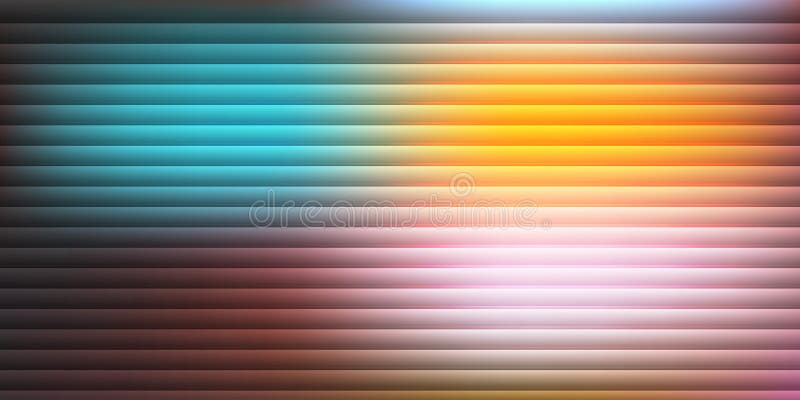 Trama con sfumature vivide con linee verticali flaccide luminose. Design neonatale audace e dinamico illustrazione di stock