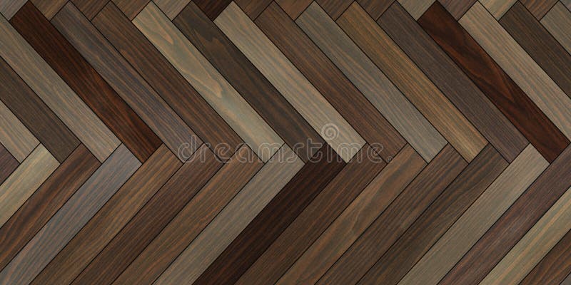 Trama di legno senza saldatura di legno di conquista orizzontale di aringhe diverse di marrone fotografia stock libera da diritti