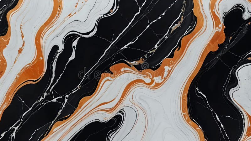 Trama di marmo bianco nero e oro astratto illustrazione vettoriale
