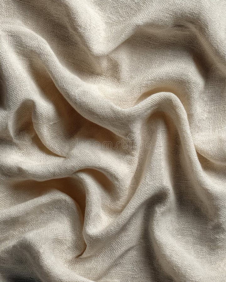 Trama struttura in tessuto Beige tratteggiata illustrazione vettoriale