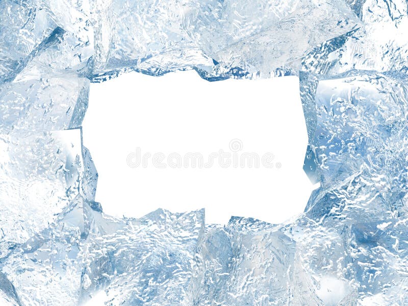 Beautiful abstract ice frame for photos. Beautiful abstract ice frame for photos