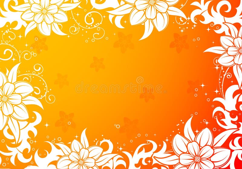 Trame florale illustration libre de droits