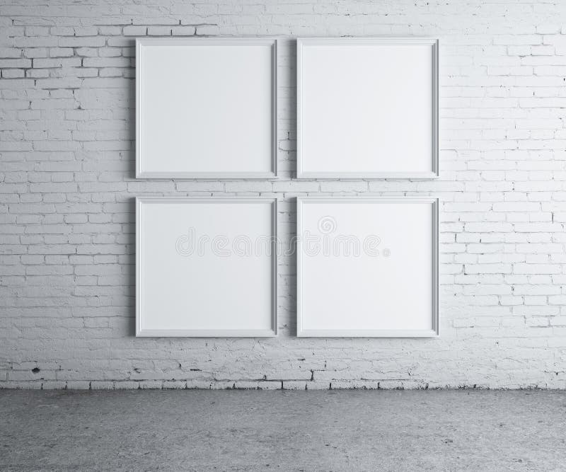 Trame quatre en blanc photos libres de droits Trame quatre en blanc photos libres de droits