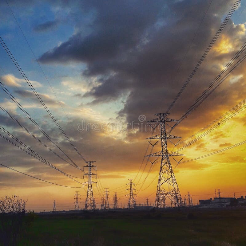 Tramonto fotografie stock libere da diritti Tramonto fotografie stock libere da diritti